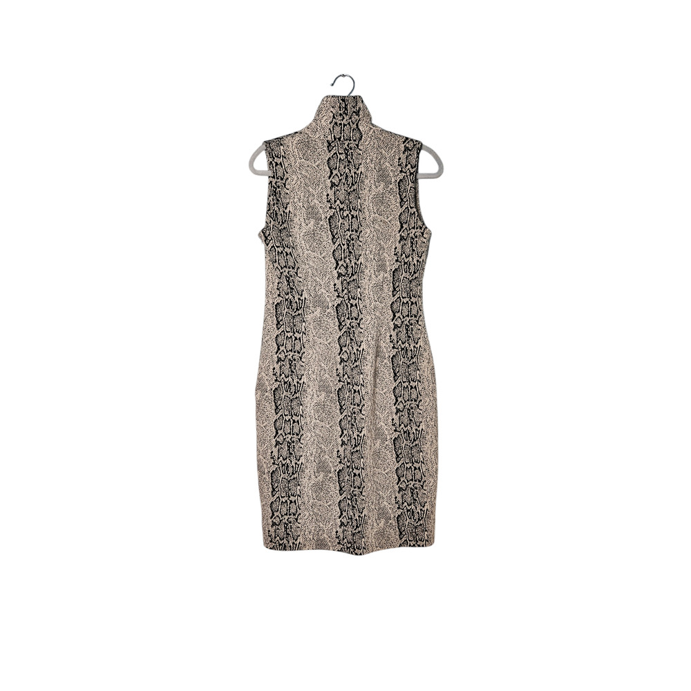 Calvin Klein Gray Snake Skin Print Sleeveless Sheath Dress Womens Size 8 - Picture 6 of 6